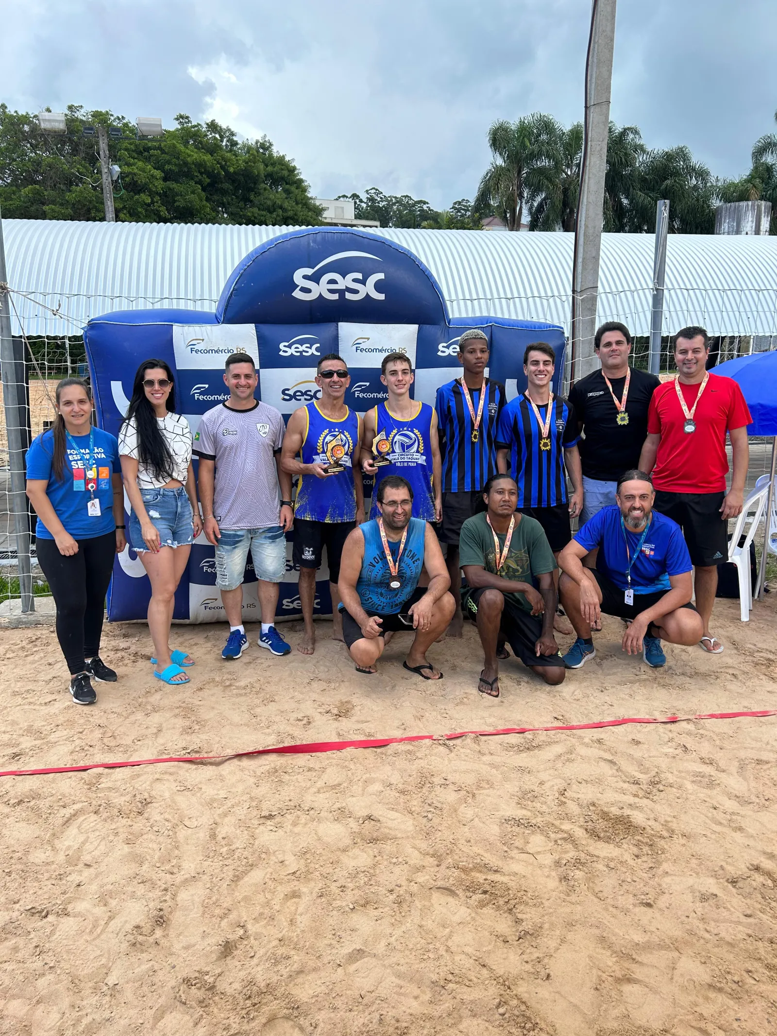 Beach soccer, futevôlei e vôlei de praia movimentam final de semana em Salvador do Sul 