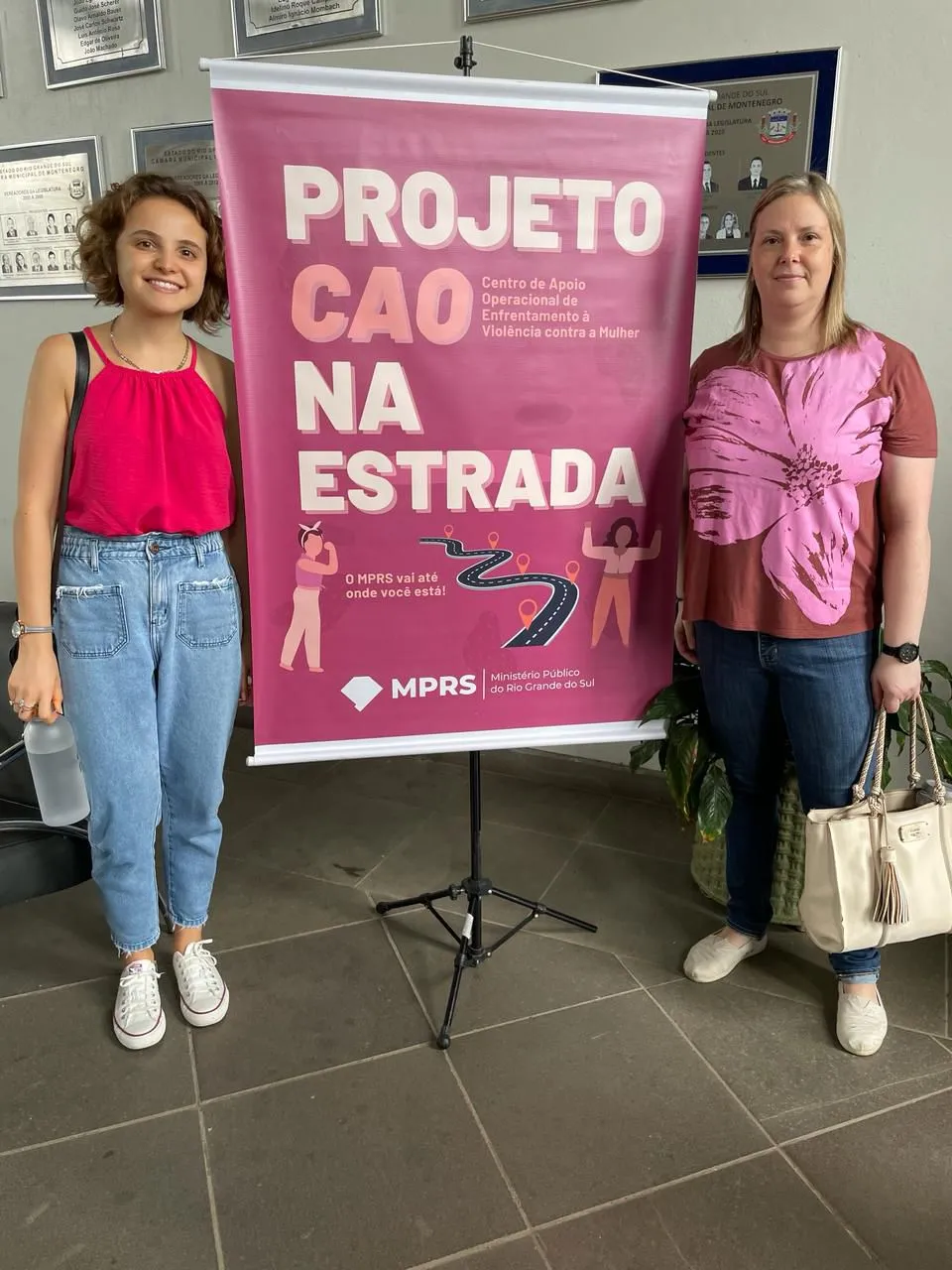 Psiclogas participam de capacitao da rede de proteo  mulher promovida pelo MPRS