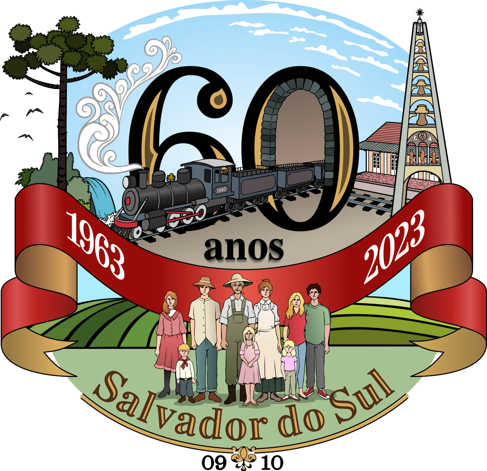 Selo Comemorativo dos 60 anos do município 